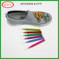 Promotional colorful barrel permanent shoes painting marker